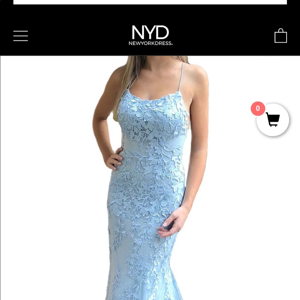 Blue NYD Prom Dress